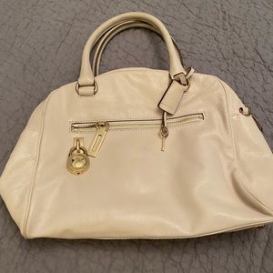 Michael Kors Cream Leather Purse
